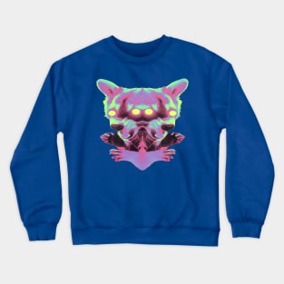 Angry Raccoon Glow Crewneck Sweatshirt